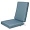 Classic Accessories Weekend 44" x 20" x 3" Dining Chair Cushions, Blue Shadow CBSCH44203 - alternate 1
